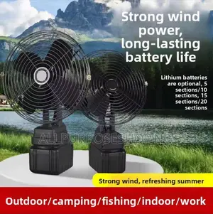 Lithium Fan With 2 Battery