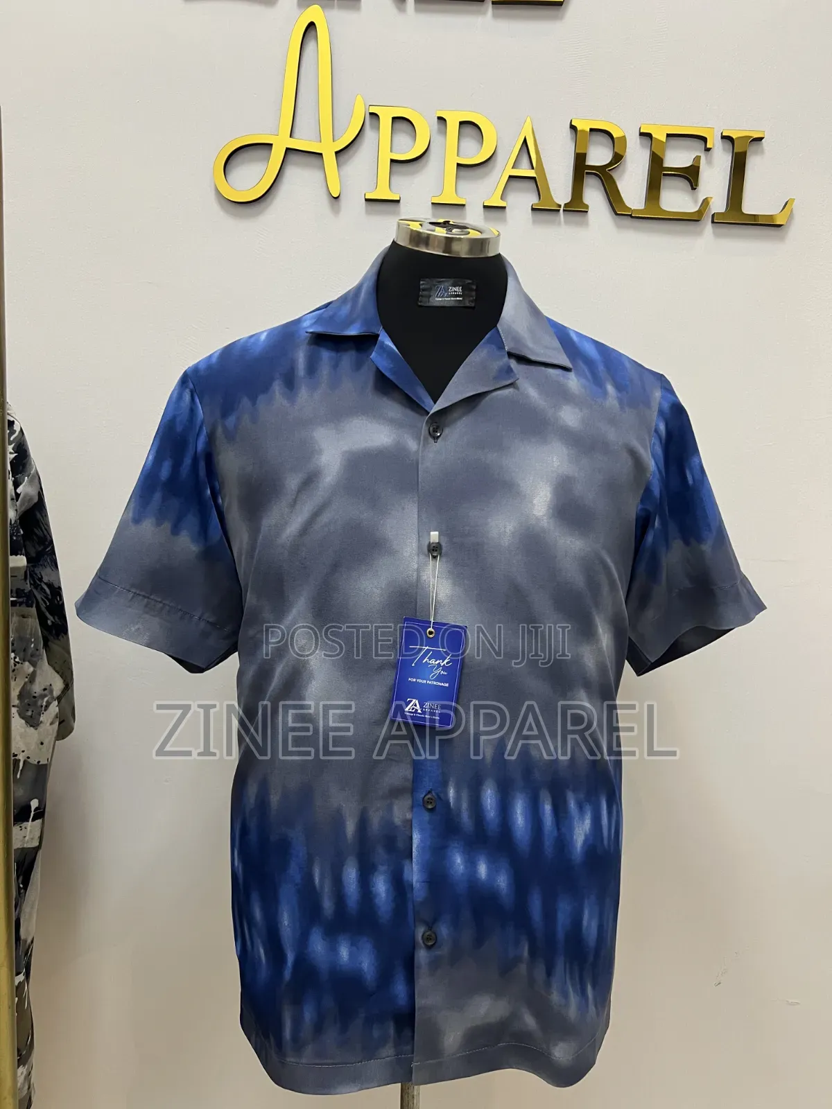 Lovely Blue Pattern Shirt