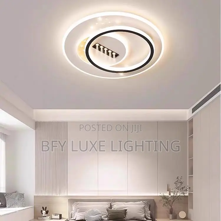 Creative Multi-Ring Geometric Led Ceiling Chandelier