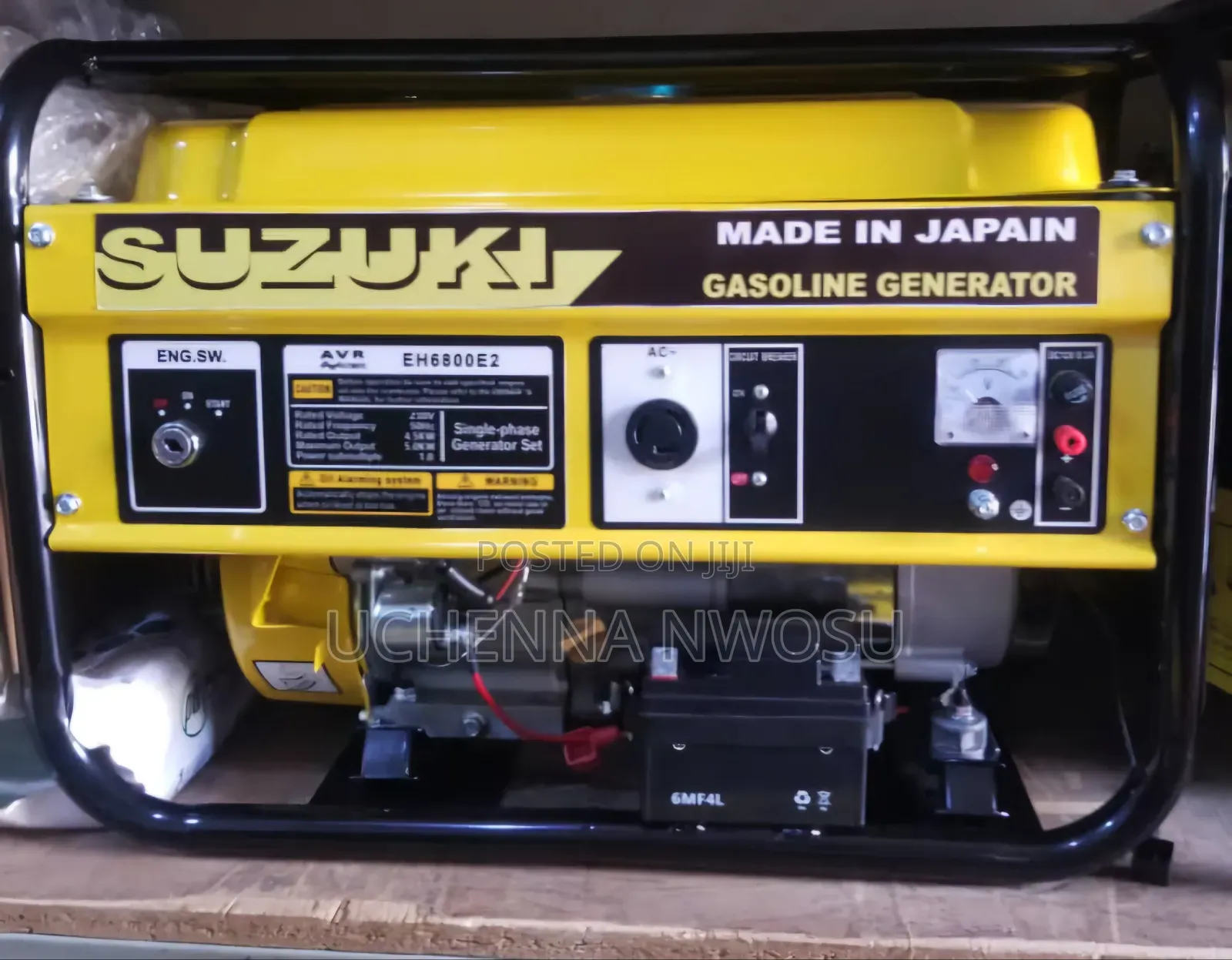 Suzuki 5kva Key Start Generator
