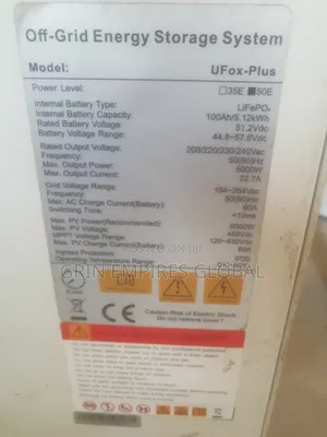 Baiche Solar Generator 5012kwh/5000w Output