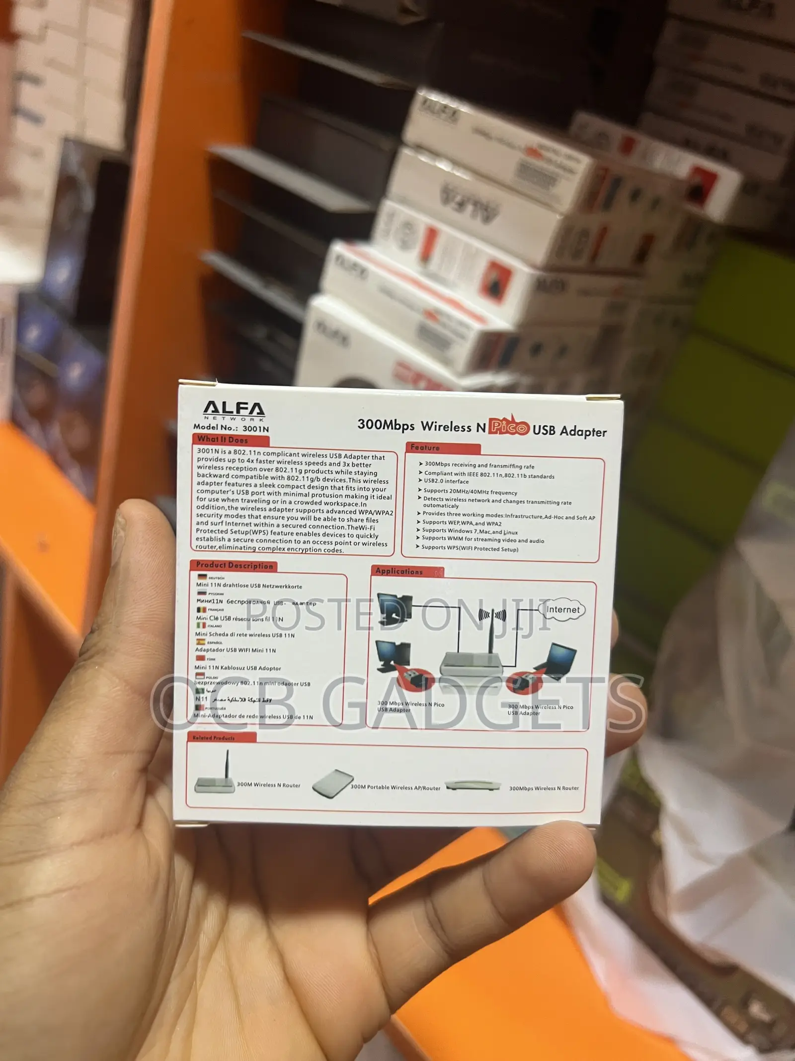 Alfa 300mbps Wireless Usb Adapter