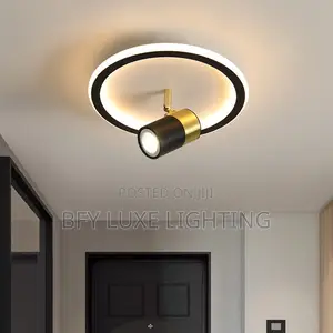 Luxury Modern Round Led Ceiling Light With Adjustable Spotlight