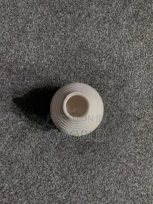 Mini Ribbed Ceramic Flower Pot