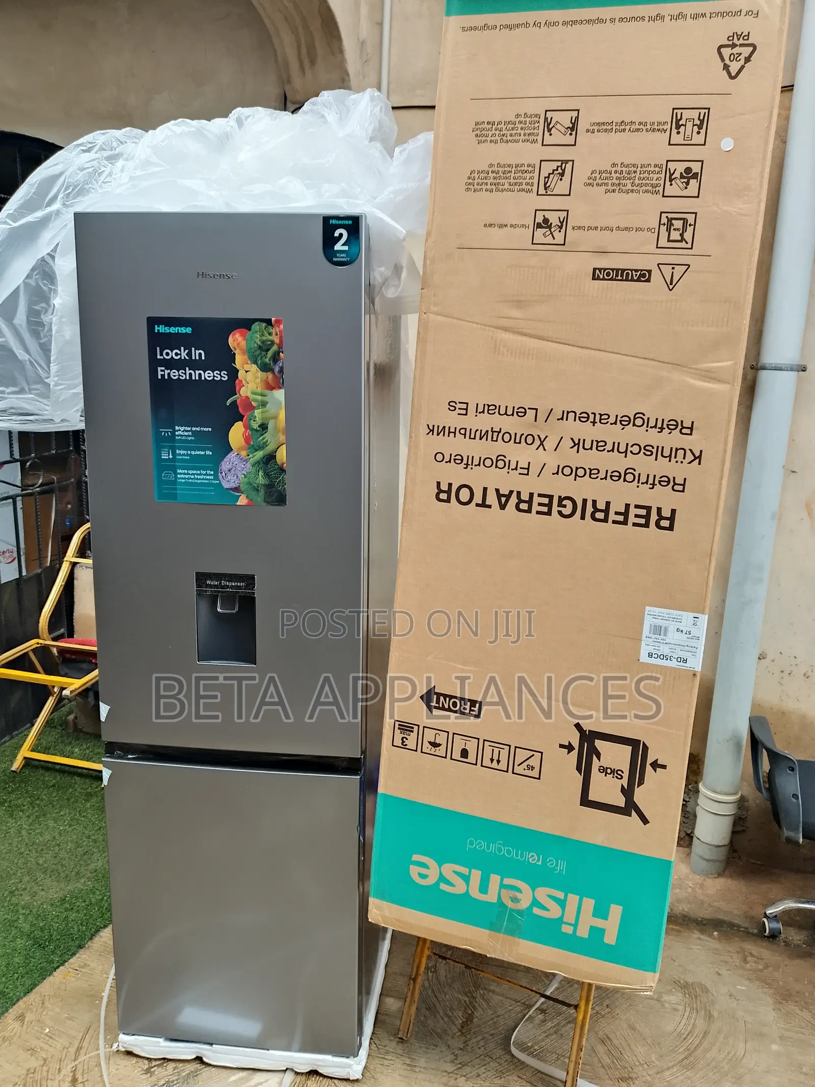 Hisense Rd-35dcb Energy Efficient Refrigerator With Dispenser