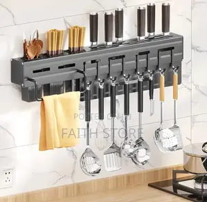 60cm Free Punching Tile/Wall-Mounted Kitchen Cooking/Eating Utensils