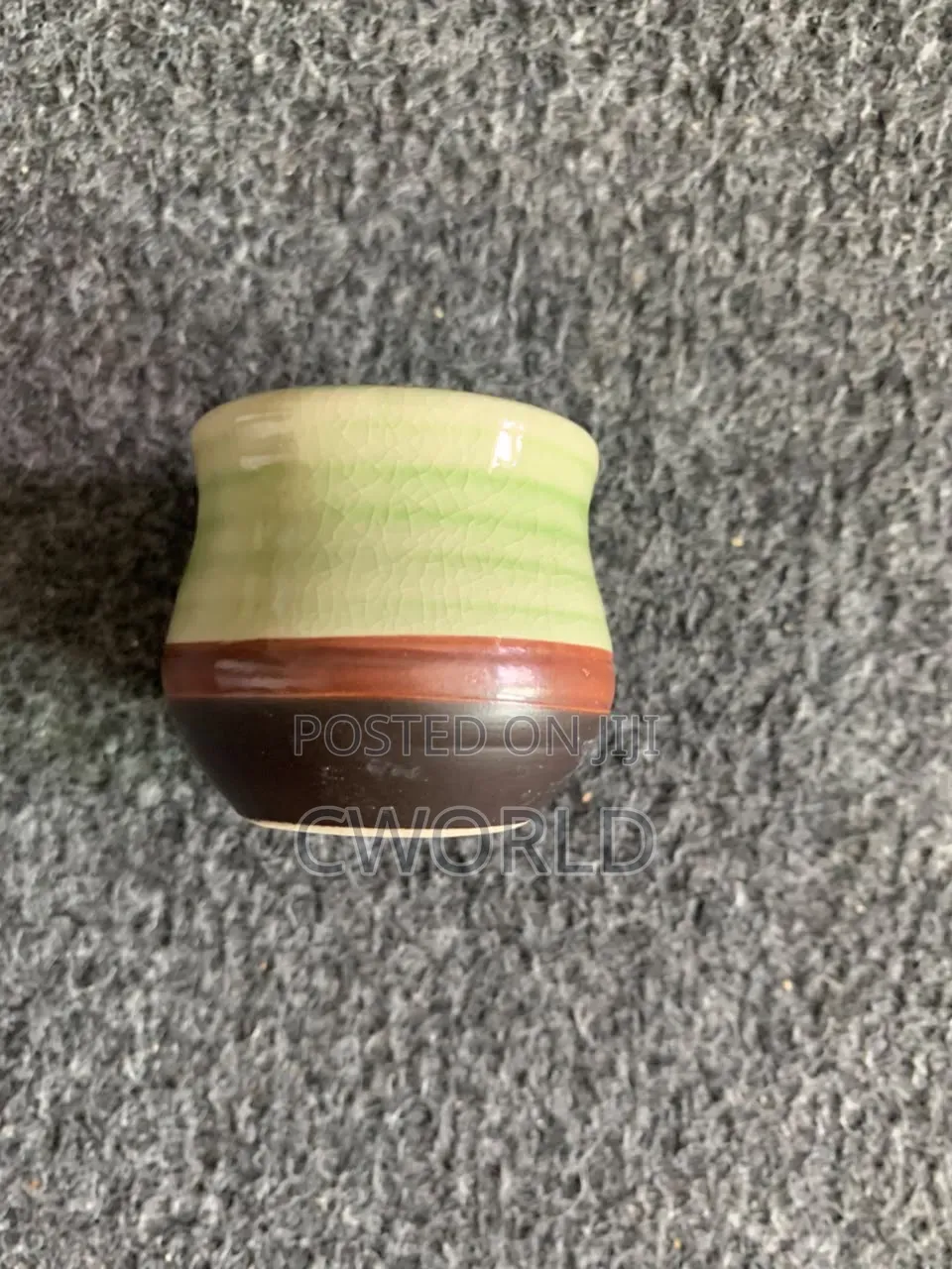 Mini Ceramic Succulent Planter Pot – Sage Green Terracotta