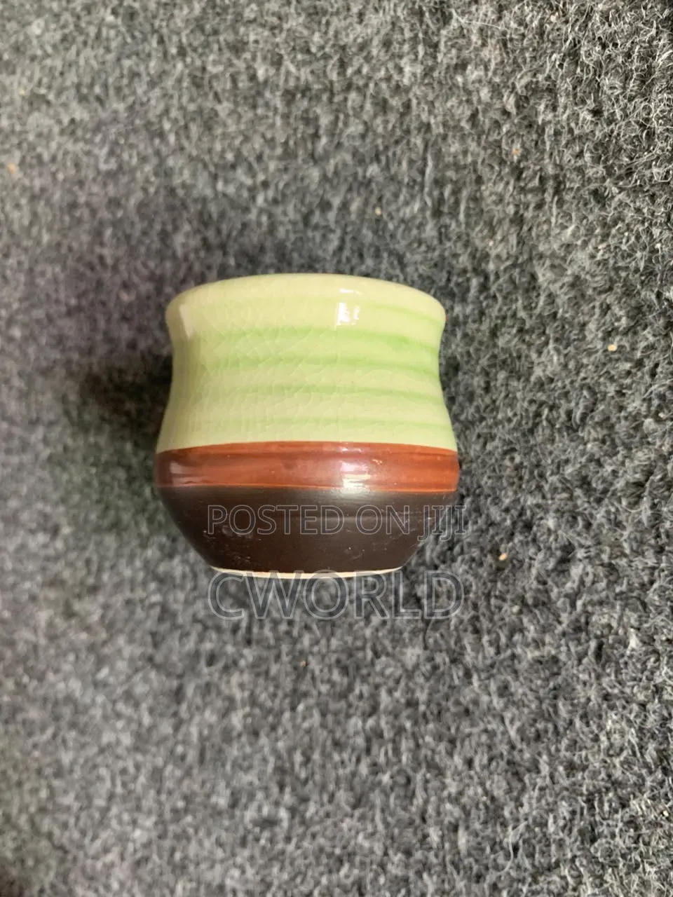 Mini Ceramic Succulent Planter Pot – Sage Green Terracotta
