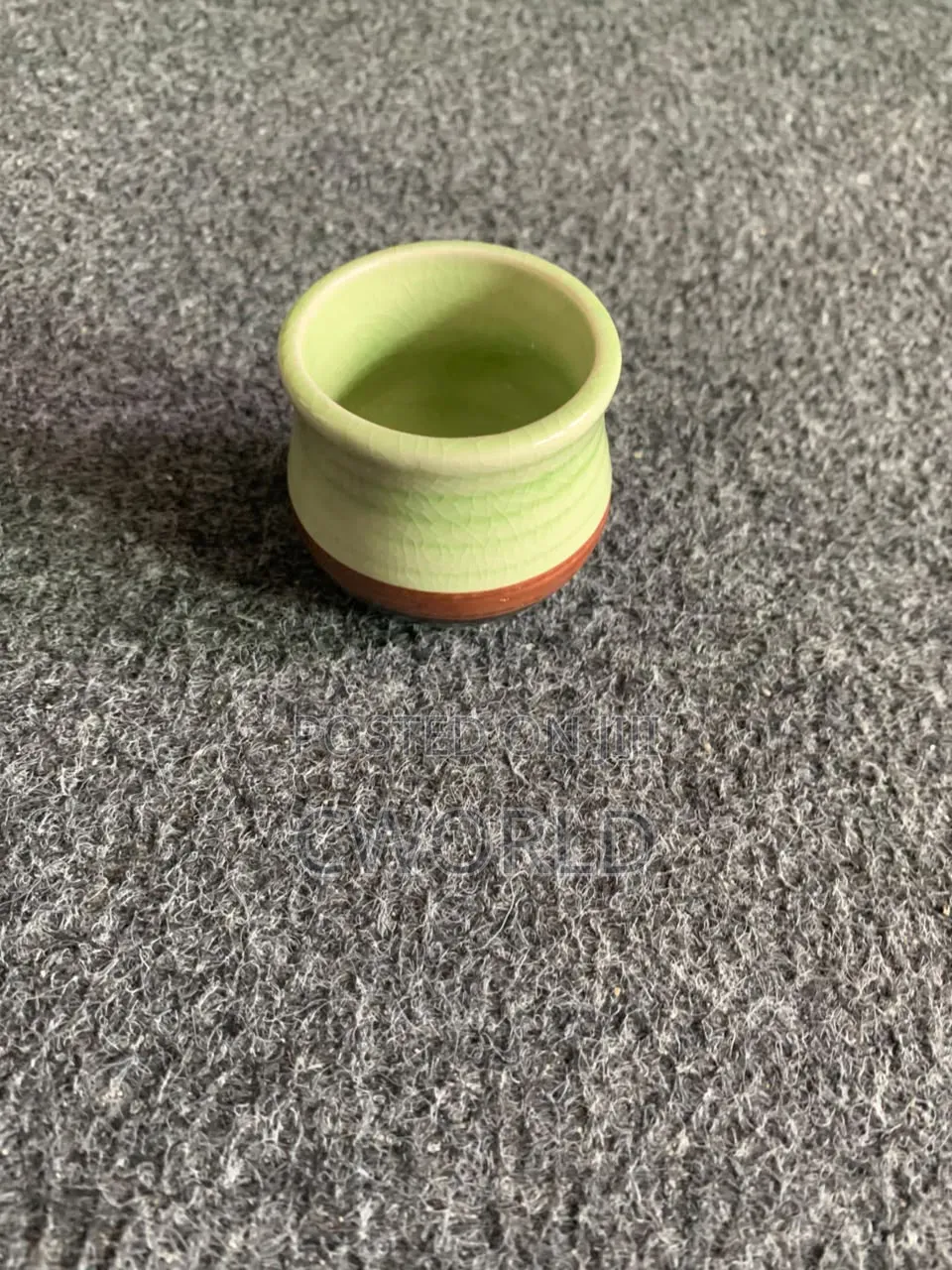 Mini Ceramic Succulent Planter Pot – Sage Green Terracotta