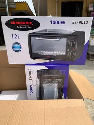 Brand New Eurosonic 12l Electric Oven Griller (1000w)