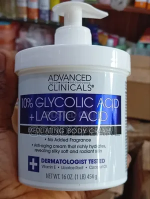 Advanced Clinical 10% Glycolic Acid + Lactic Acid