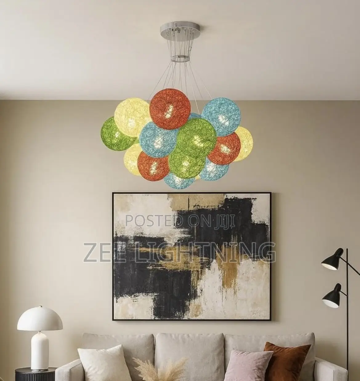 Led Ball Chandelier