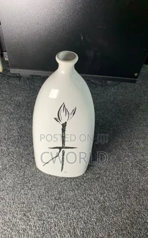 White Ceramic Bud Vase – Ink Rose