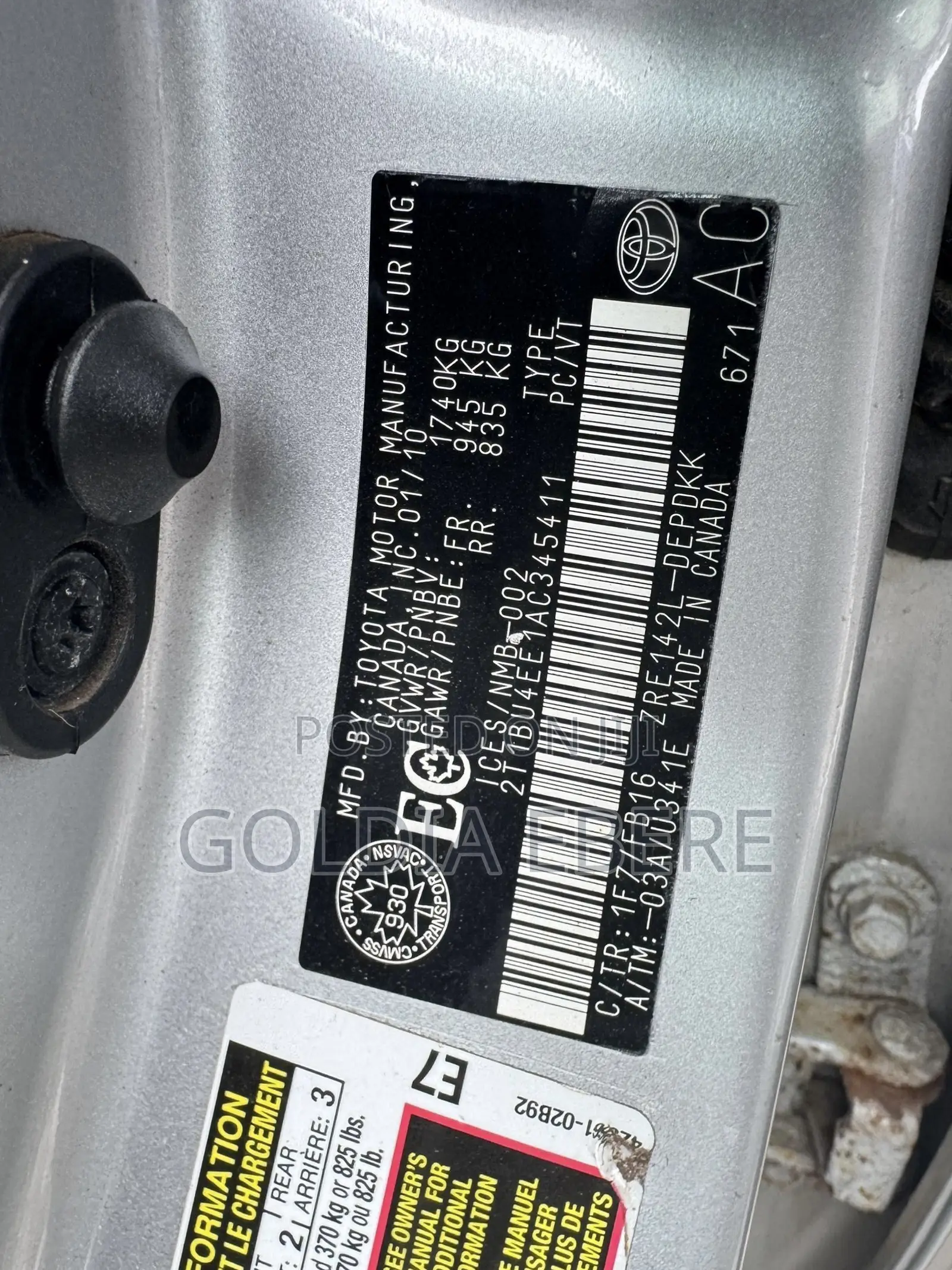 Toyota Corolla 2010 Silver