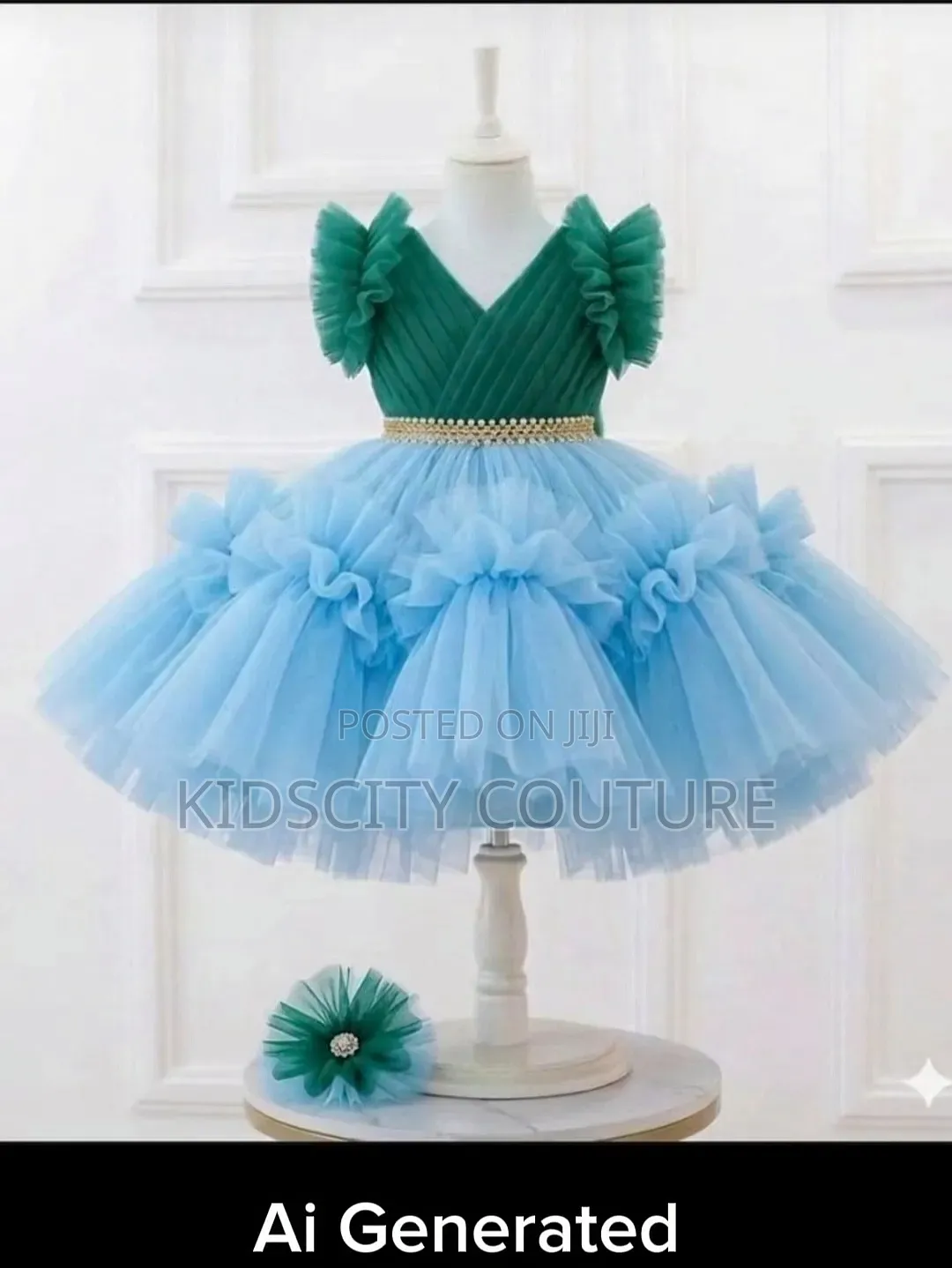 Ruffled Ball Dress