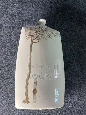 Square Ceramic Vase – Tree Girl