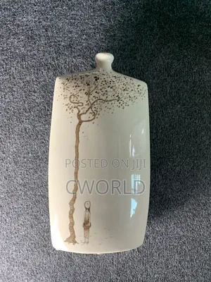 Square Ceramic Vase – Tree Girl