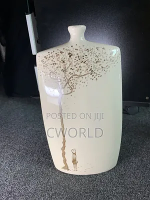 Square Ceramic Vase – Tree Girl