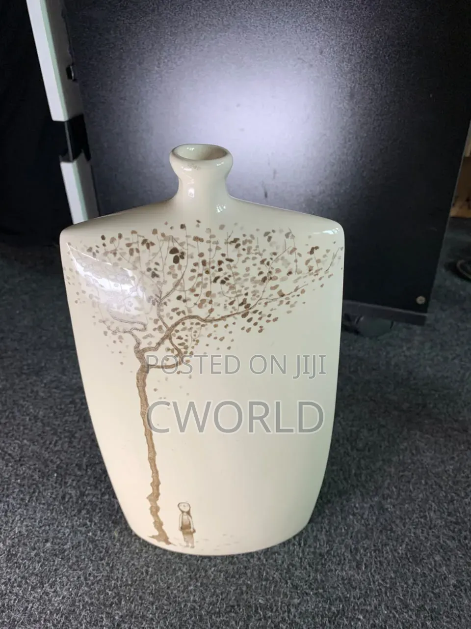 Square Ceramic Vase – Tree Girl