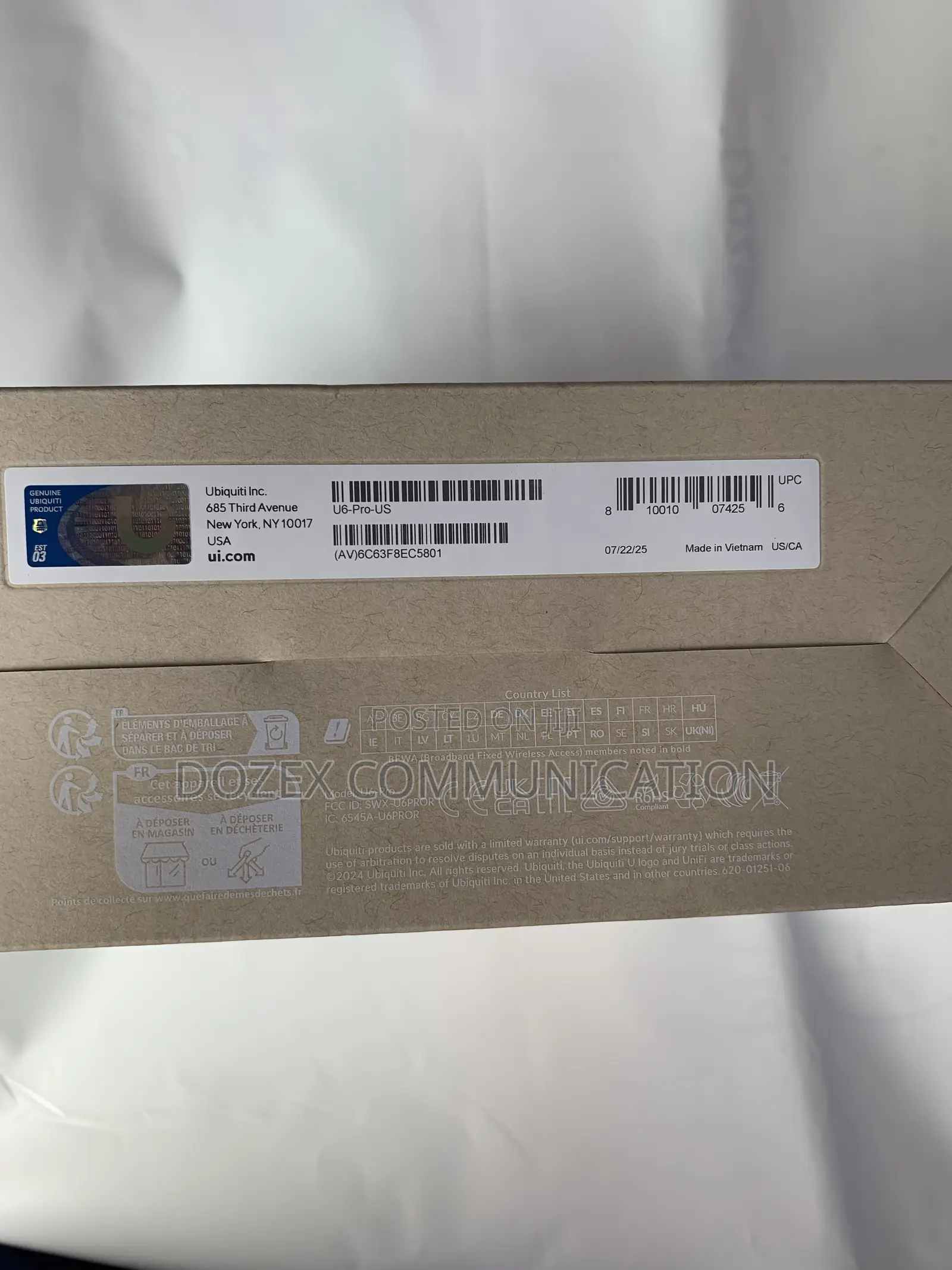 Ubquiti U6 Pro