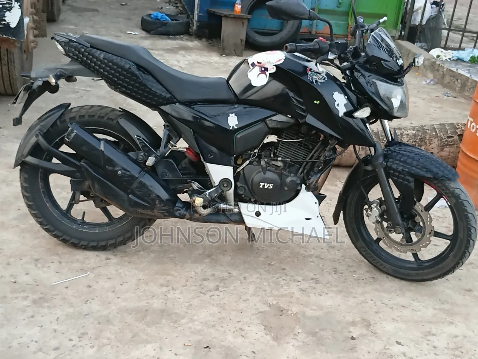 TVS Apache RTR 160 2V 2018 Black