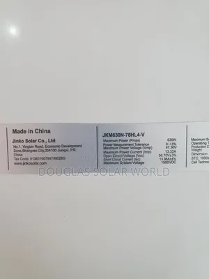 Jinko Solar 630w Half-Cut Mono Solar Panel