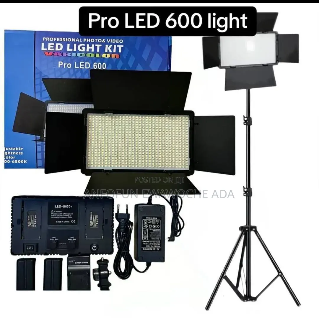 Pro Led 600 Light With Tripod Stand