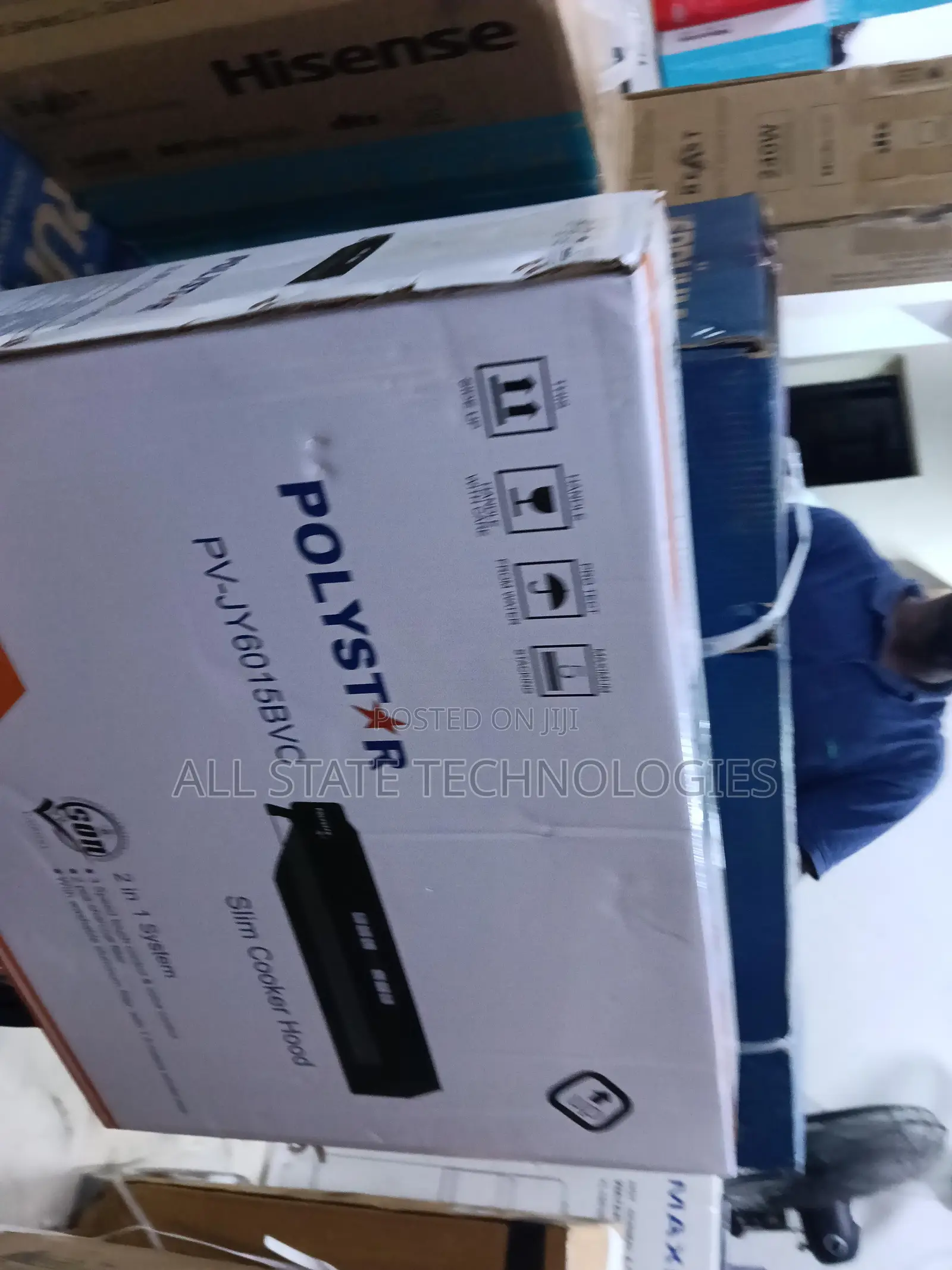 Efficient Polystar Slim Cooker Hood