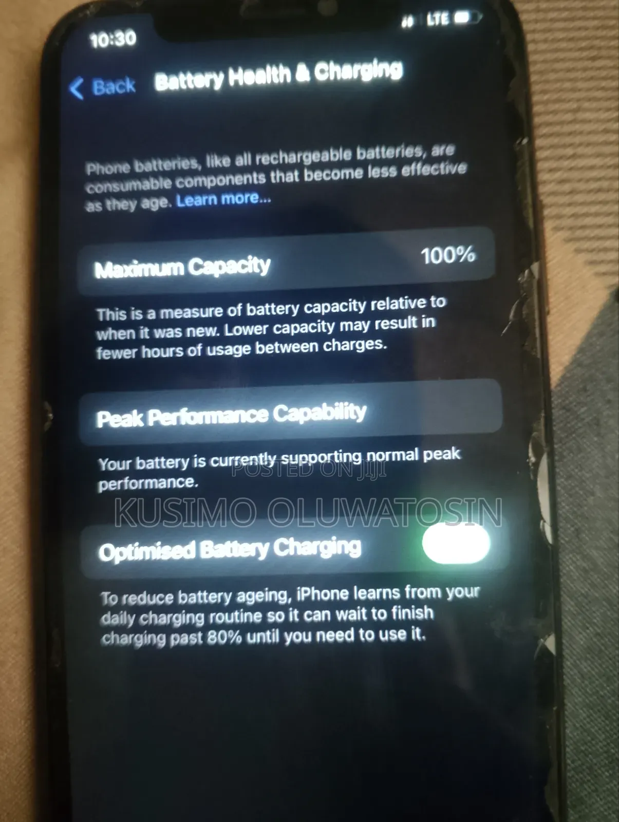 Apple iPhone X 256 GB Black