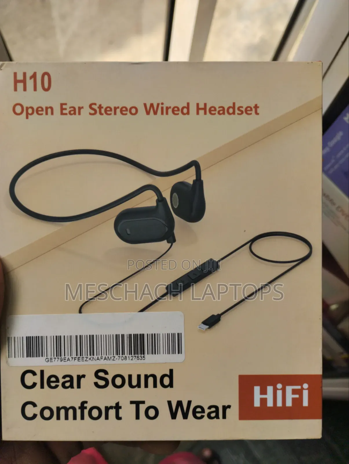Open Ear Stereo Wired Headset Type C