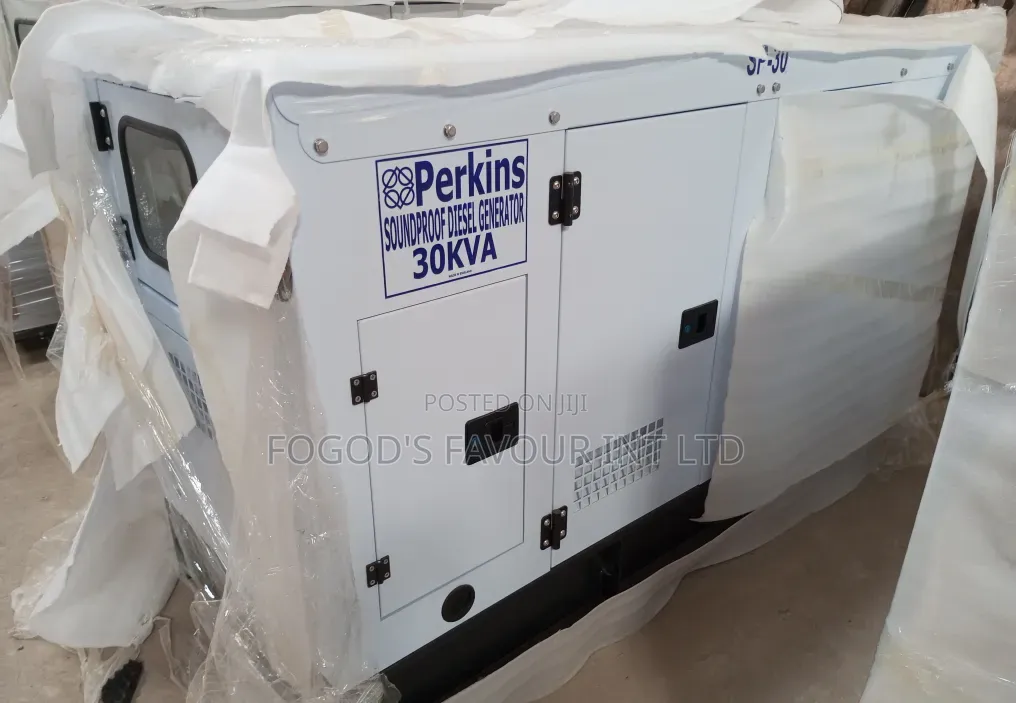 New Perkins Soundproof Generator 30kva