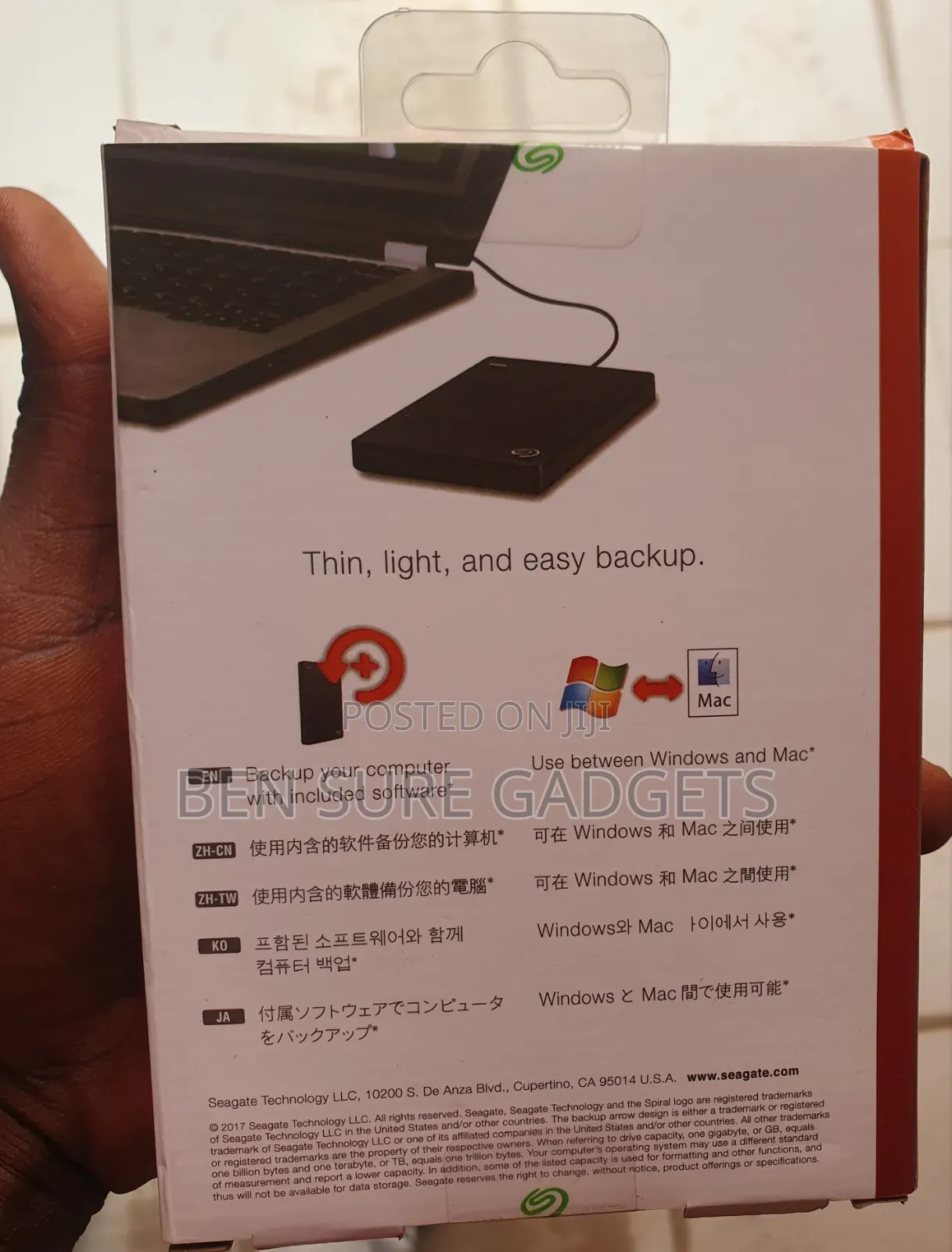 Backup Plus Slim Hard Drive