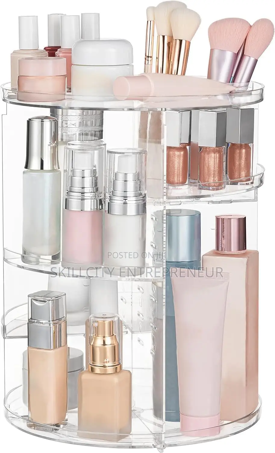 360 Cosmetics Rotative Rack and Storage