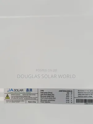 Ja Solar 650w Half Cut Mono Solar Panel