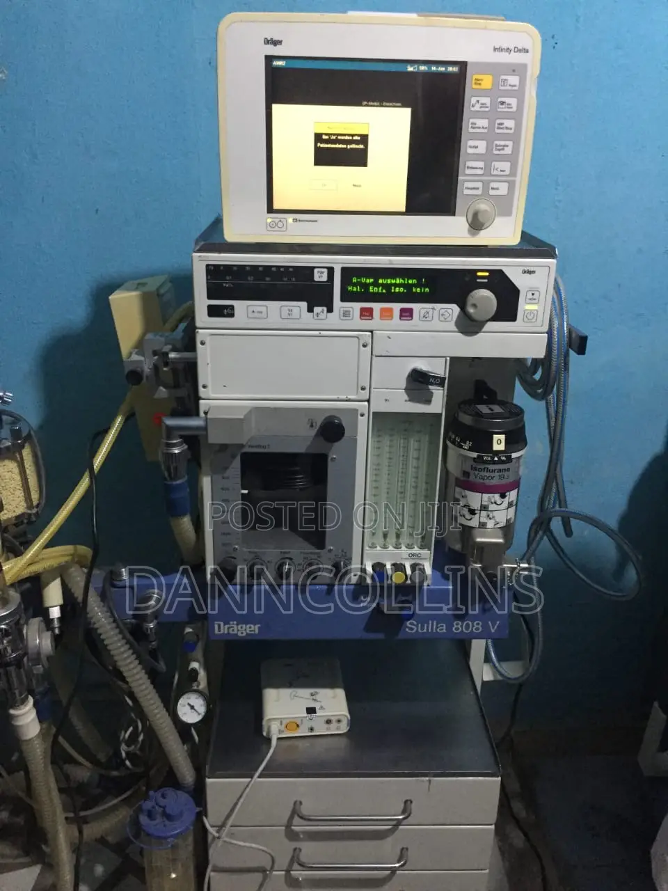 Drager Sulla 808v Anesthetics Machine
