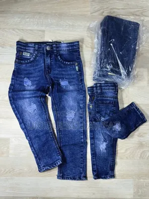 1yr to 6yrs Kids Brandnew Top Quality Italian Ripped Stock Jeans