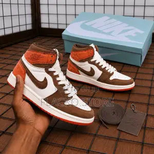 Original Air Jordan 1 High Retro Og Dusted Clay Sneakers