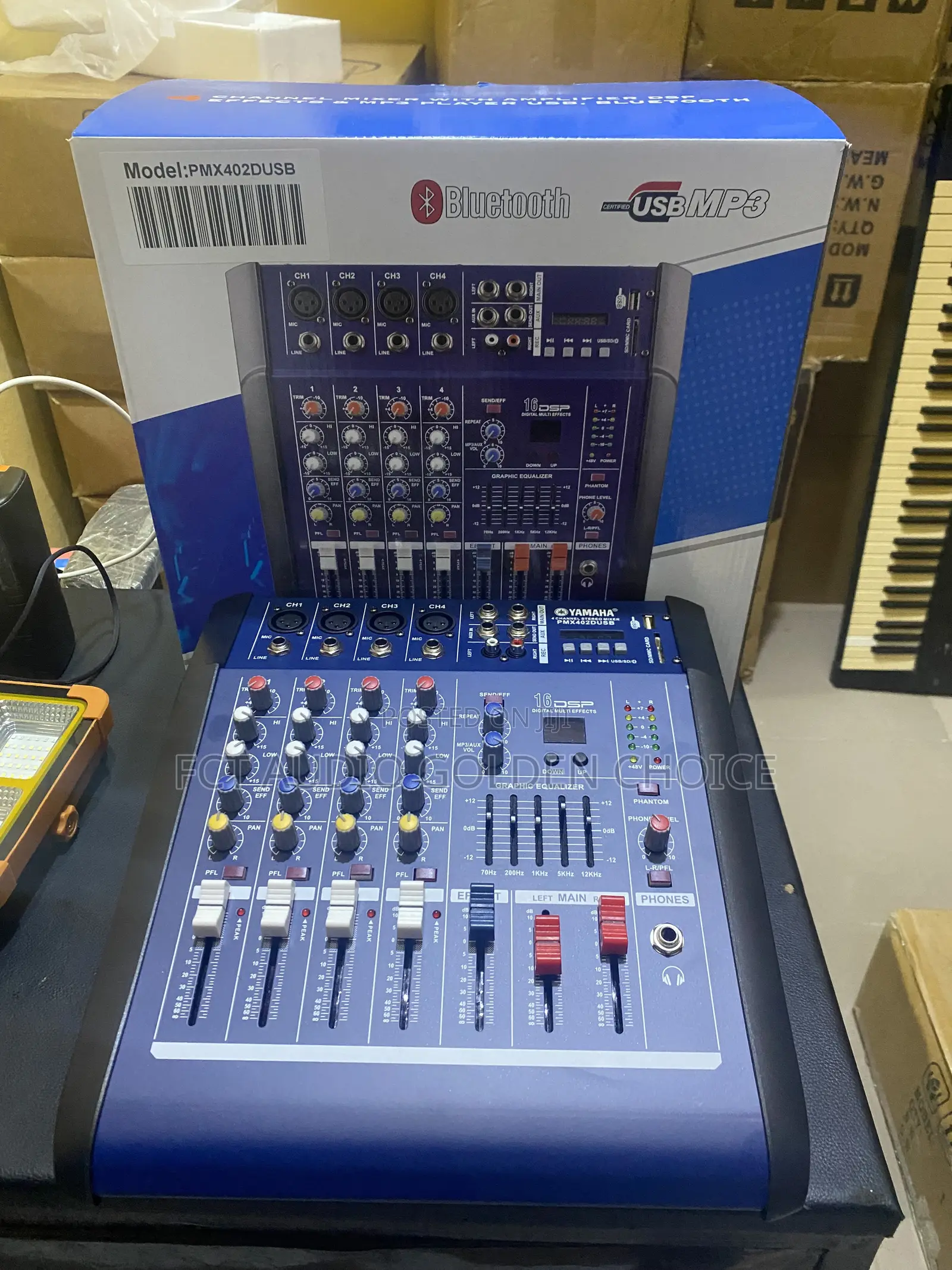 4 Ch Powered Mixer