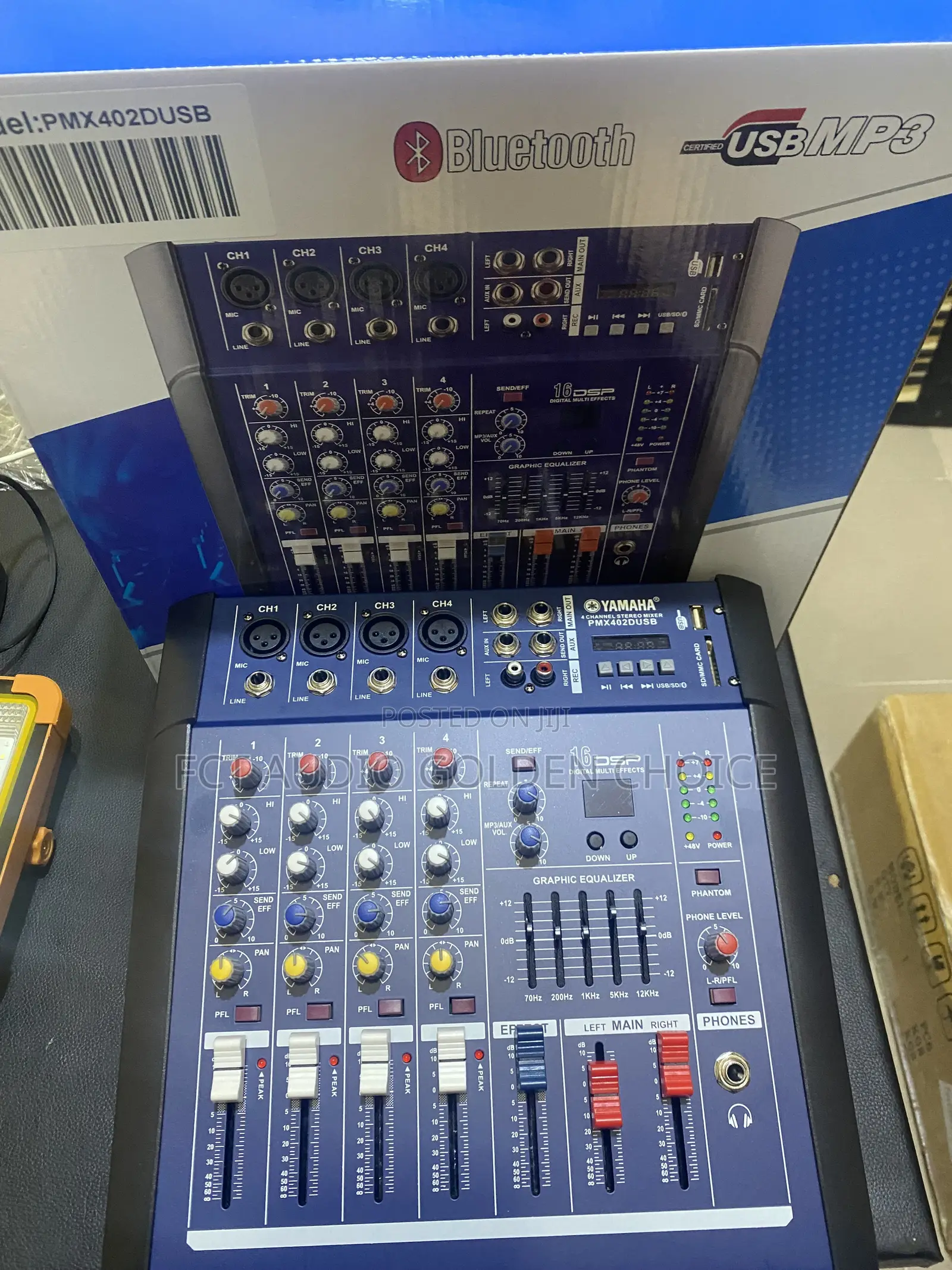 4 Ch Powered Mixer