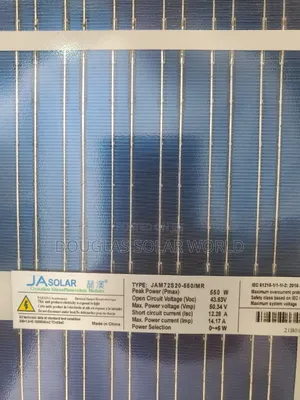 Ja Solar 550w Mono-Bifacial Solar Panel