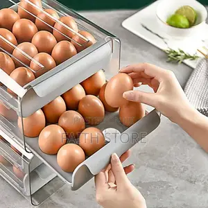 32 Grids Transparent Egg Rack/Organizer (Egg Rack Oo3)