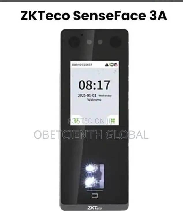 Zkteco Senseface 3a Compact Access Control Time-Attendance Terminal