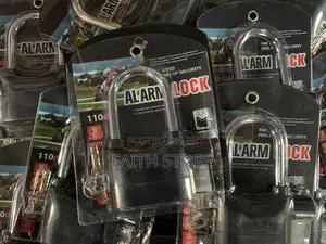 Original Anti-Theft Security Alarm Padlock (With Loud Ambul-Siren