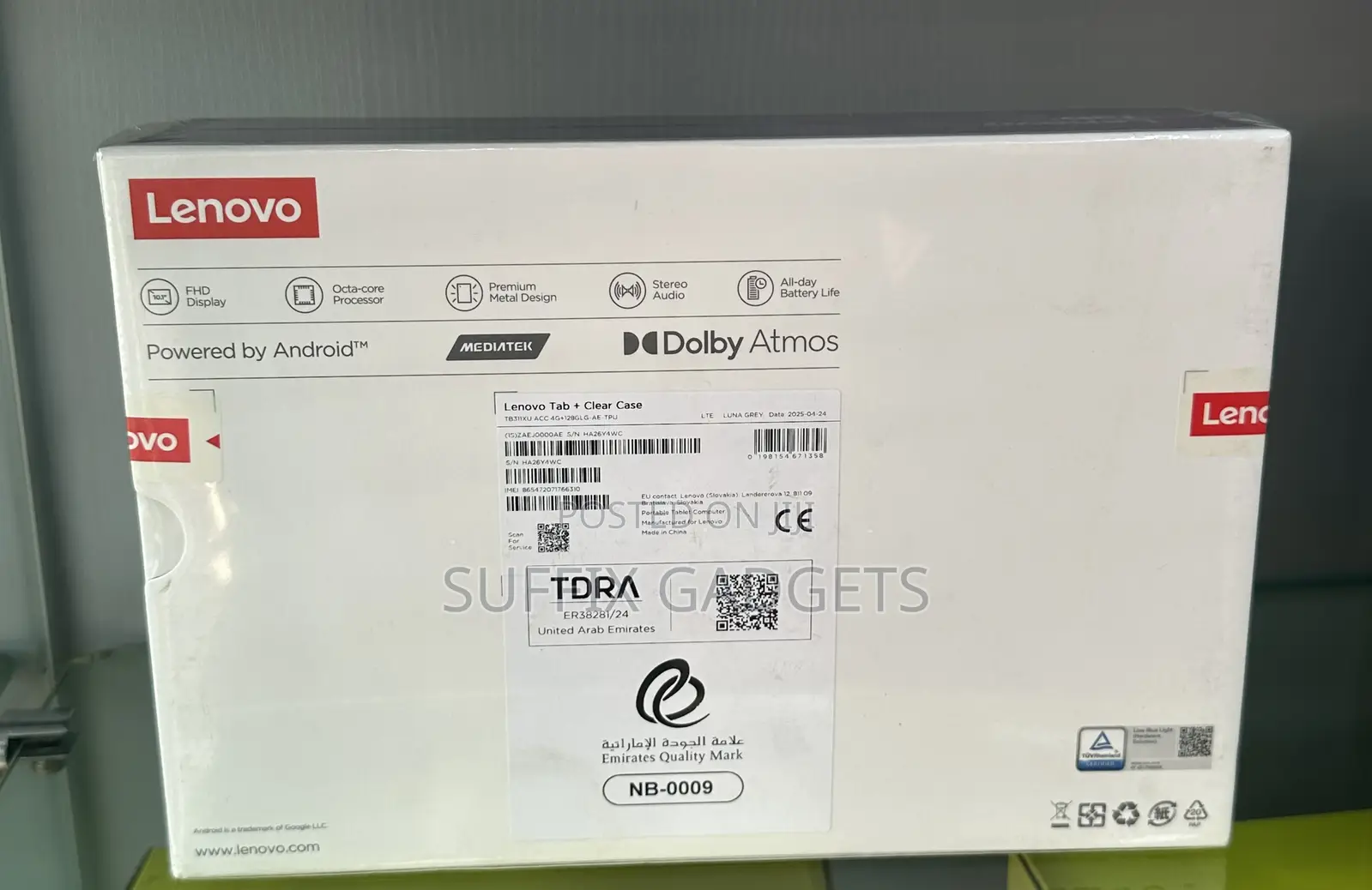 New Lenovo Tab TB311FU 128 GB Gray