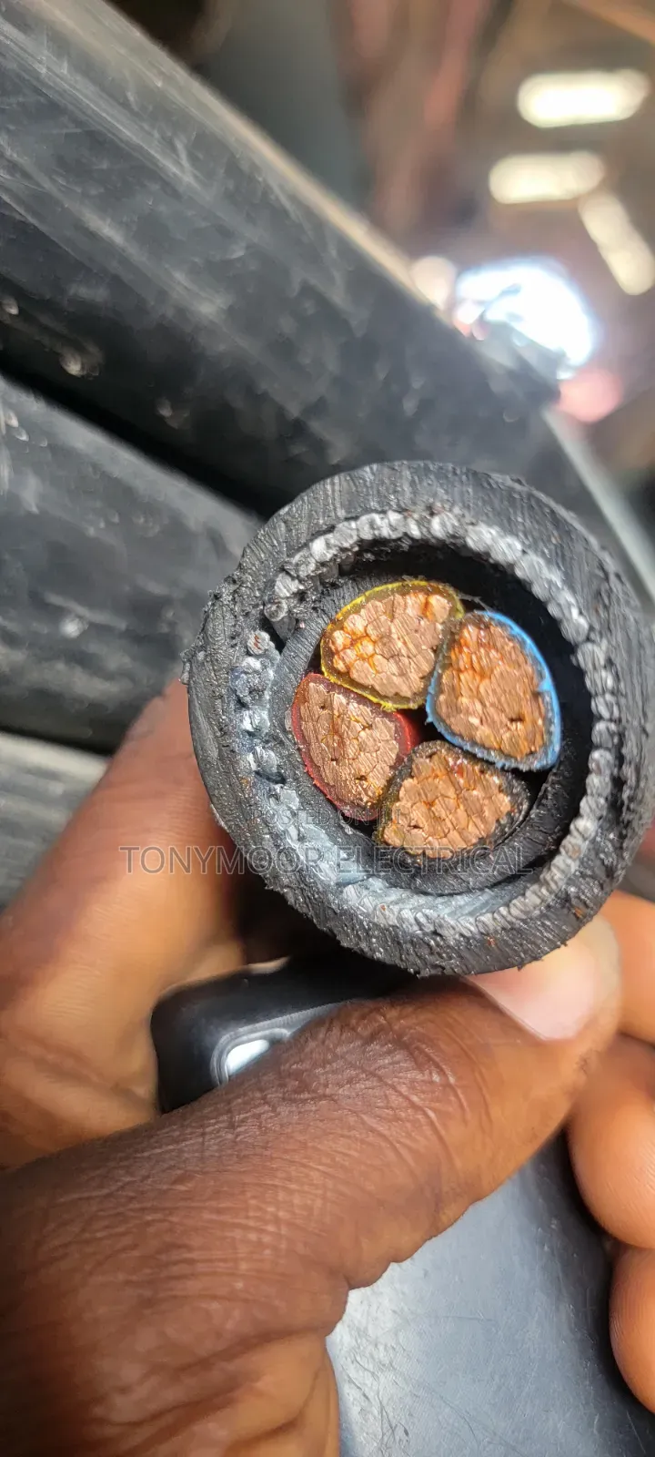 70mmx4core Nigerchin Armored Cable