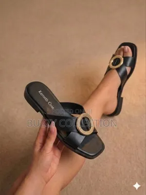 Pure Leathered Kenneth Cole Flat Slippers