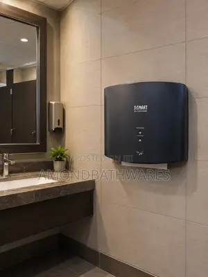 Matt Black Automatic Hand Dryer 002