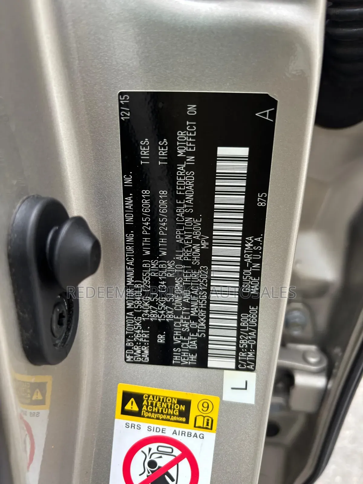 Toyota Highlander 2016 Gold
