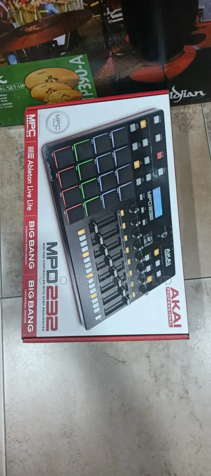 Original Akai MPD-232 Midi Pad Controller With Sequencer