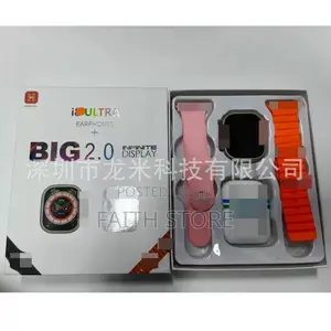 New I8 Ultra 2-in-1 Smart Watch Bluet Headset (Big 2.0 Infinite Disp